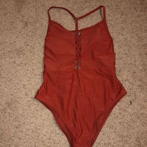One piece bathing suit